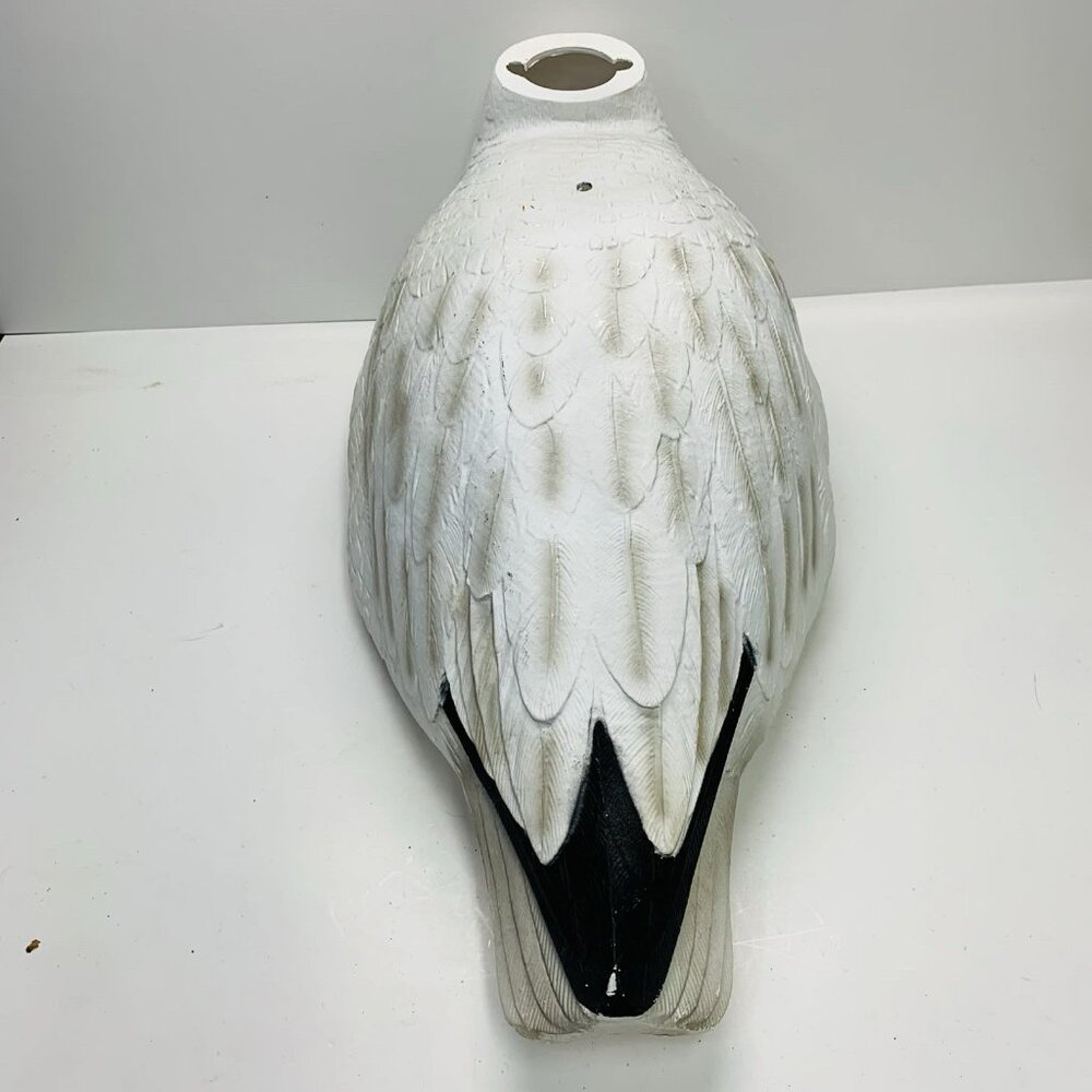 Snow Goose Shell Feeder Decoy Without Head - Picture 3 of 12